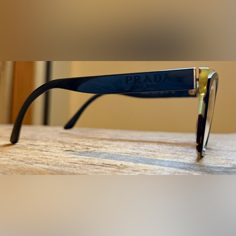 Prada Women’s Black & Tortoise Shell Glasses - Picture 11 of 13